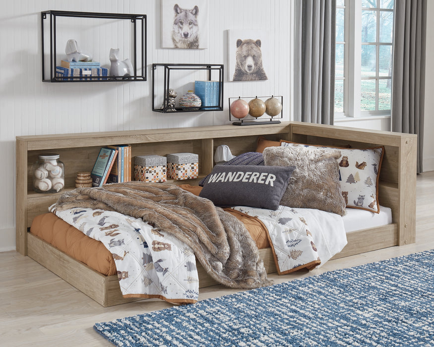 Oliah Bookcase Storage Bed