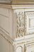 Realyn California King Upholstered Panel Bed with Mirrored Dresser and 2 Nightstands Homeline Furniture