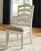 Realyn Dining Table and 4 Chairs Homeline Furniture