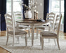 Realyn Dining Table and 4 Chairs Homeline Furniture