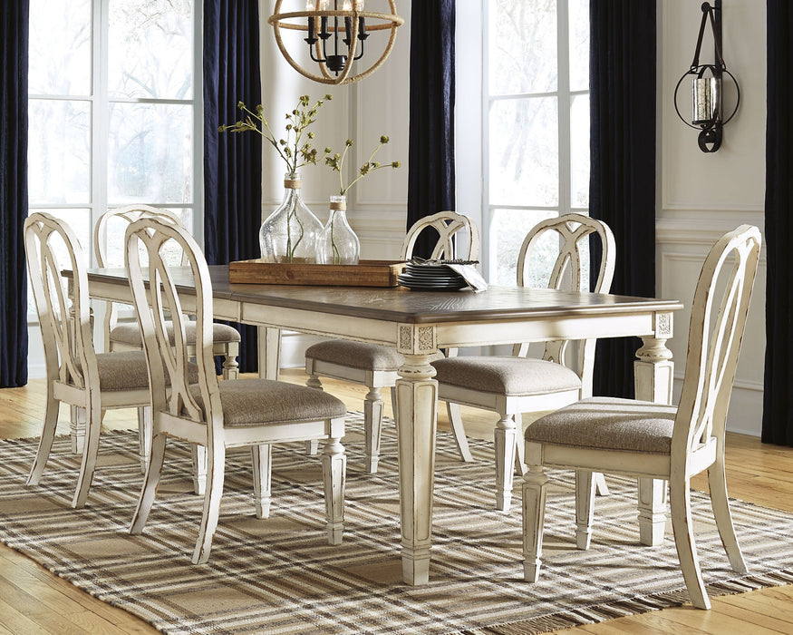 Realyn Dining Table and 6 Chairs Homeline Furniture