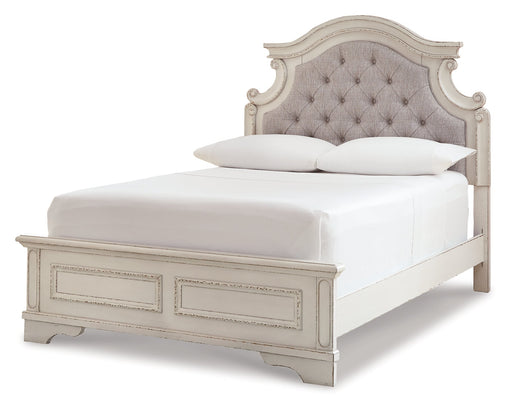 Realyn Full Panel Bed with Mirrored Dresser, Chest and Nightstand Homeline Furniture