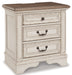 Realyn King Upholstered Panel Bed with Mirrored Dresser and 2 Nightstands Homeline Furniture