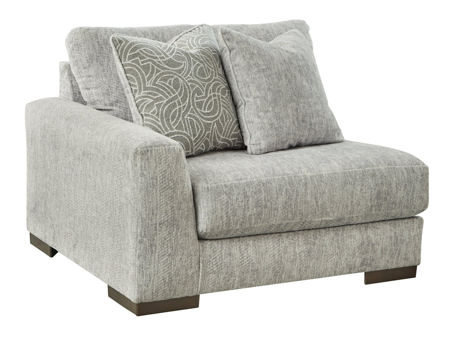 Regent Park 3-Piece Sectional with Ottoman Homeline Furniture