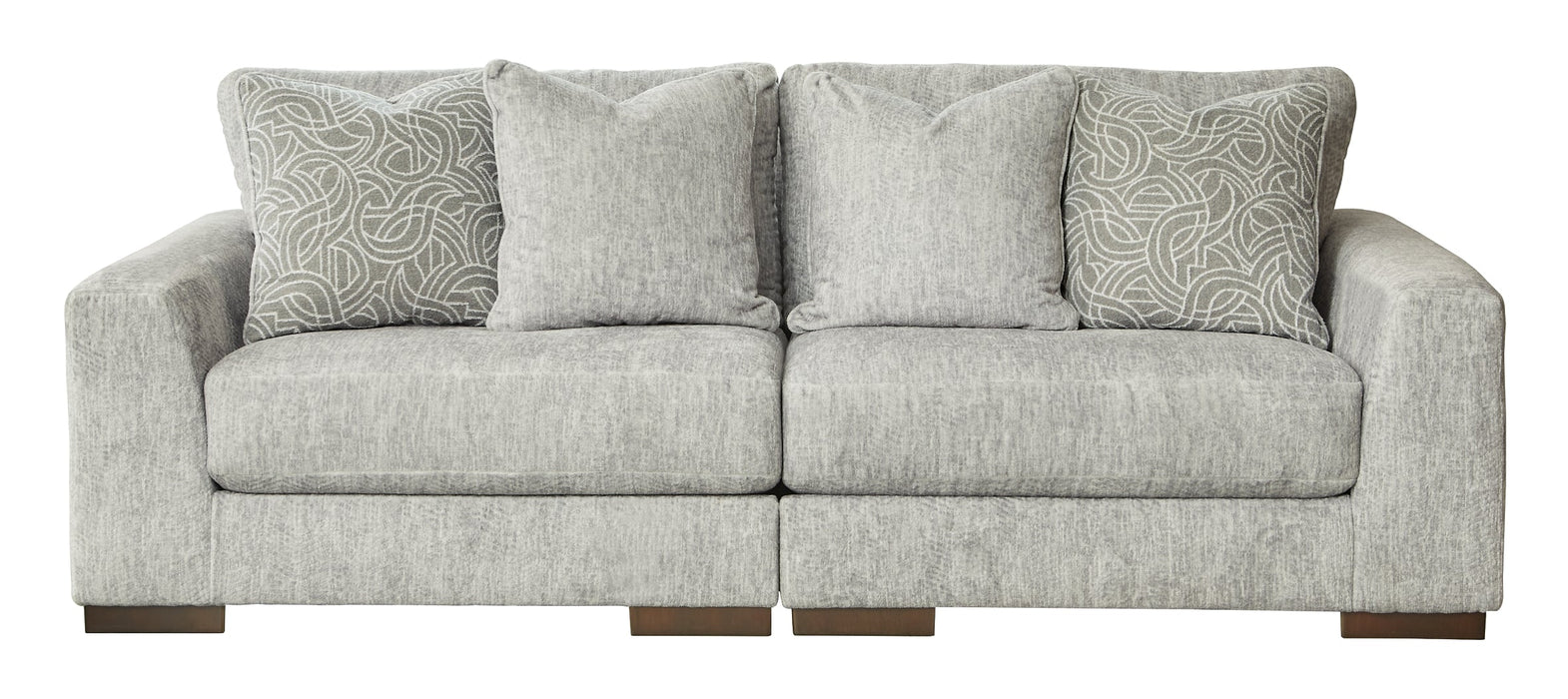 Regent Park 3-Piece Sectional with Ottoman Homeline Furniture