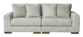 Regent Park 3-Piece Sectional with Ottoman Homeline Furniture