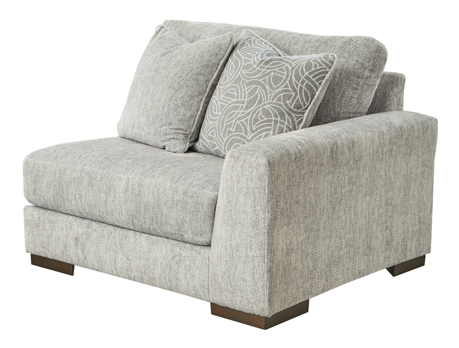 Regent Park 3-Piece Sectional with Ottoman Homeline Furniture