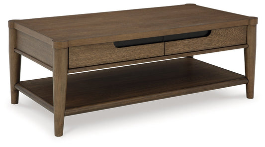 Roanhowe Rectangular Cocktail Table Homeline Furniture