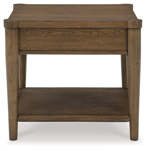 Roanhowe Rectangular End Table Homeline Furniture