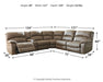 Segburg 4-Piece Power Reclining Sectional Homeline Furniture