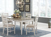 Skempton Dining Table and 4 Chairs Homeline Furniture