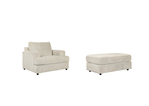 Soletren Chair and Ottoman Homeline Furniture