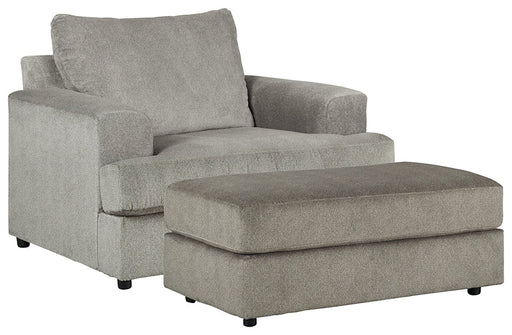 Soletren Chair and Ottoman Homeline Furniture
