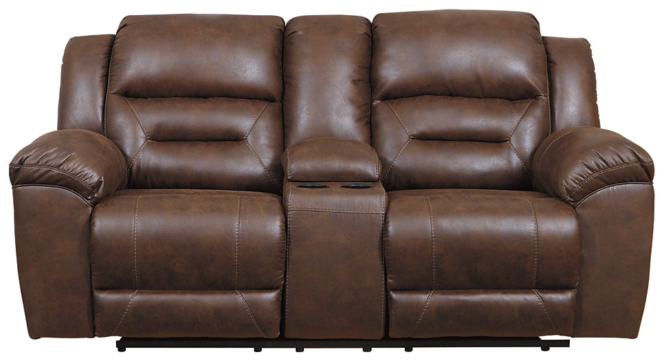 Stoneland Sofa, Loveseat and Recliner Homeline Furniture