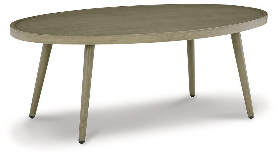 Swiss Valley Oval Cocktail Table Homeline Furniture