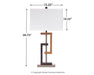 Syler Poly Table Lamp (2/CN) Homeline Furniture