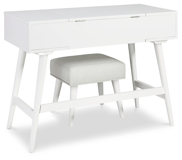 Thadamere Vanity/UPH Stool (2/CN) Homeline Furniture