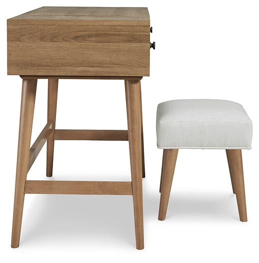 Thadamere Vanity/UPH Stool (2/CN) Homeline Furniture