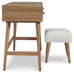 Thadamere Vanity/UPH Stool (2/CN) Homeline Furniture