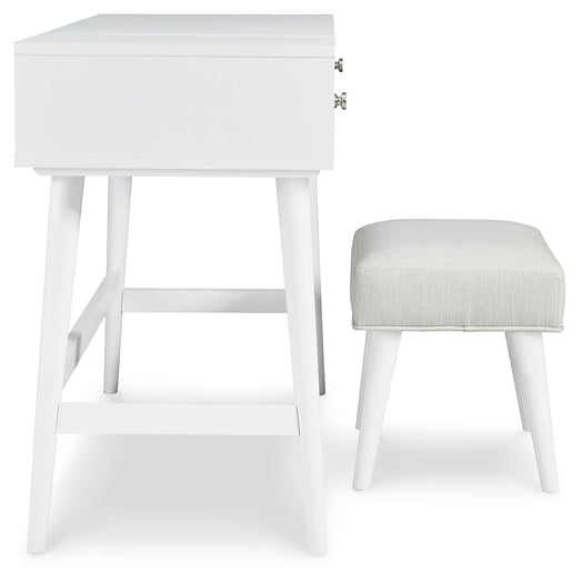 Thadamere Vanity/UPH Stool (2/CN) Homeline Furniture