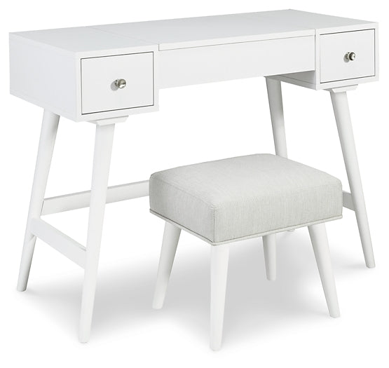 Thadamere Vanity/UPH Stool (2/CN) Homeline Furniture
