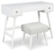 Thadamere Vanity/UPH Stool (2/CN) Homeline Furniture