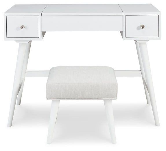 Thadamere Vanity/UPH Stool (2/CN) Homeline Furniture