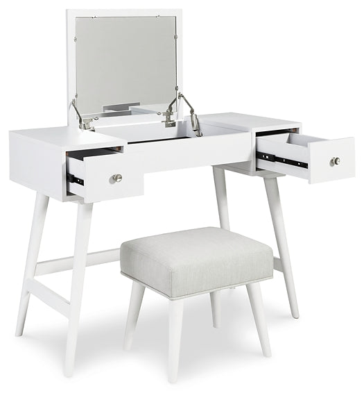 Thadamere Vanity/UPH Stool (2/CN) Homeline Furniture