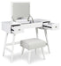 Thadamere Vanity/UPH Stool (2/CN) Homeline Furniture