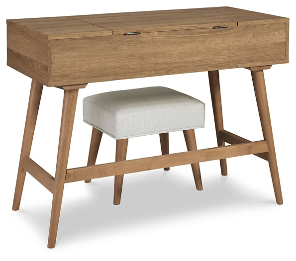 Thadamere Vanity/UPH Stool (2/CN) Homeline Furniture