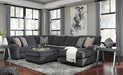 Tracling 3-Piece Sectional with Ottoman Homeline Furniture