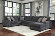 Tracling 3-Piece Sectional with Ottoman Homeline Furniture