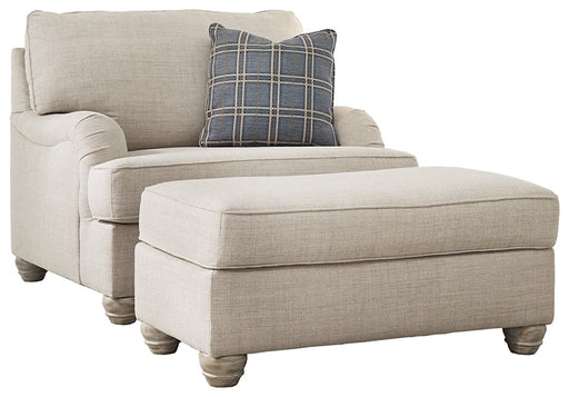 Traemore Chair and Ottoman Homeline Furniture