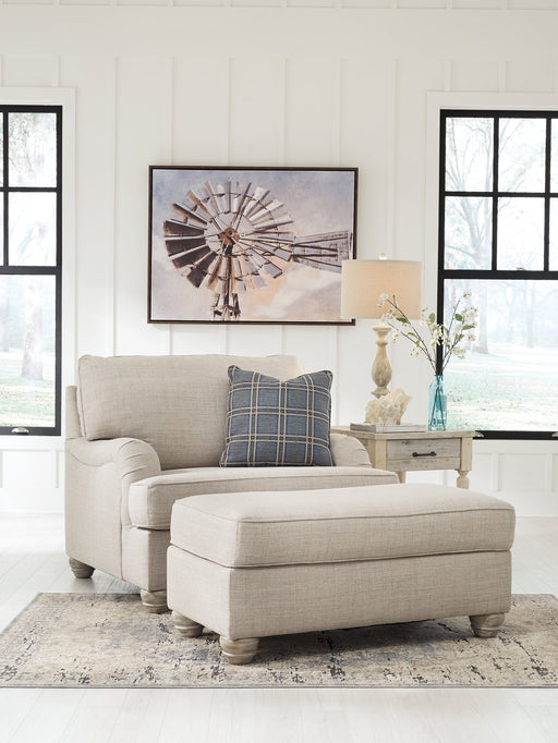Traemore Chair and Ottoman Homeline Furniture