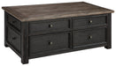 Tyler Creek Coffee Table with 2 End Tables Homeline Furniture