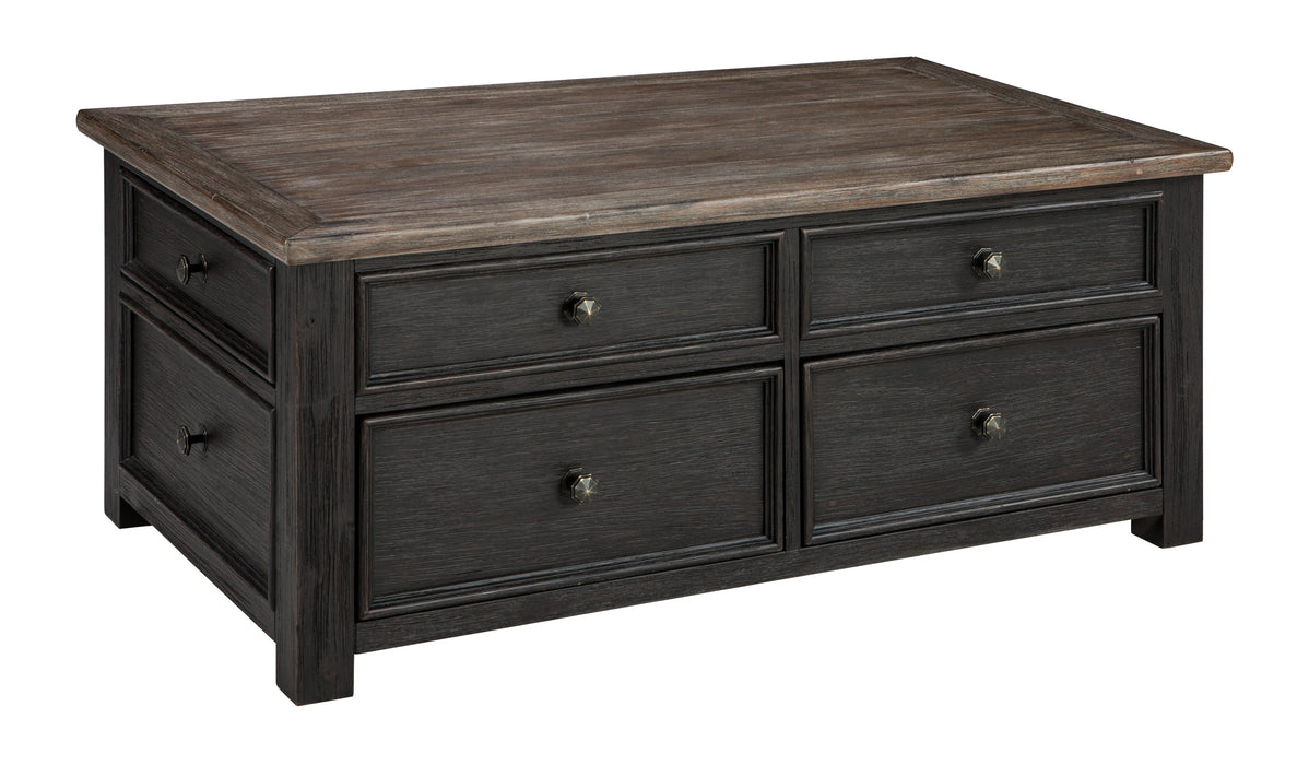 Tyler Creek Coffee Table with 2 End Tables Homeline Furniture