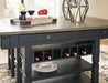 Tyler Creek Counter Height Dining Table and 4 Barstools and Bench Homeline Furniture