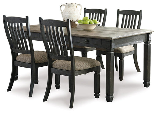 Tyler Creek Dining Table and 4 Chairs Homeline Furniture