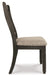 Tyler Creek Dining Table and 4 Chairs and Bench Homeline Furniture