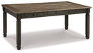 Tyler Creek Dining Table and 4 Chairs and Bench Homeline Furniture