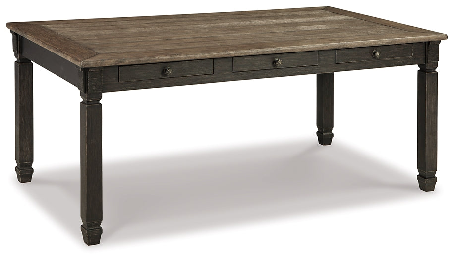 Tyler Creek Dining Table and 4 Chairs and Bench Homeline Furniture