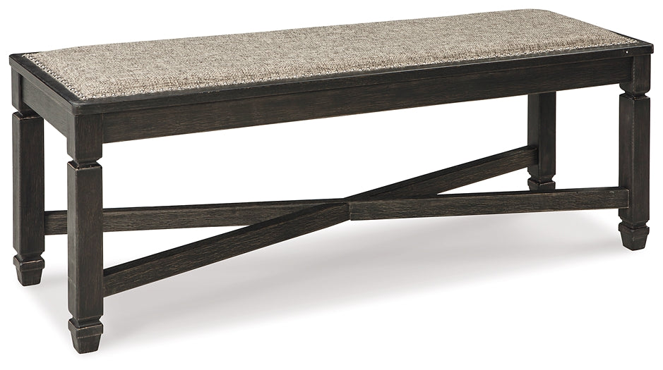 Tyler Creek Dining Table and 4 Chairs and Bench Homeline Furniture