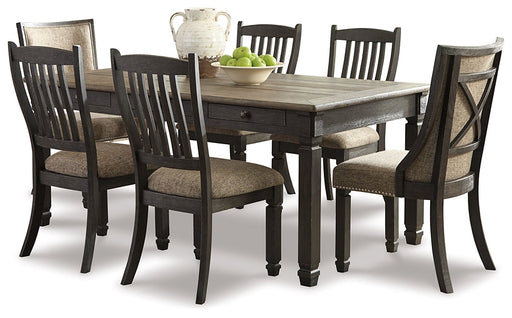 Tyler Creek Dining Table and 6 Chairs Homeline Furniture