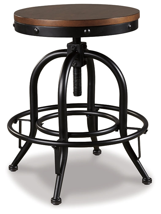 Valebeck Counter Height Dining Table and 4 Barstools Homeline Furniture
