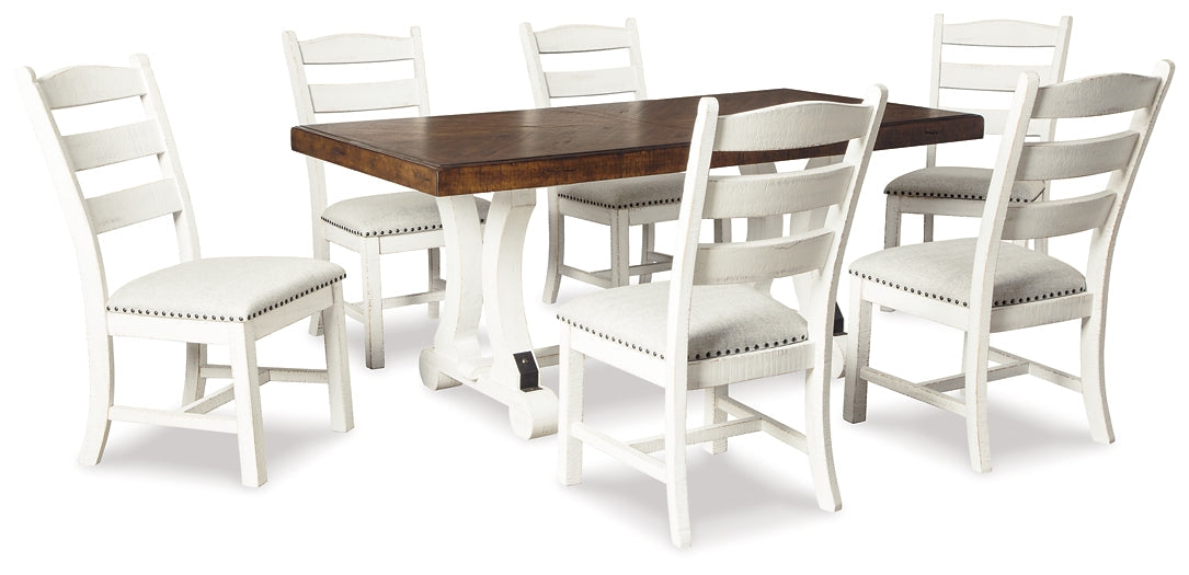 Valebeck Dining Table and 6 Chairs Homeline Furniture