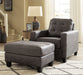 Venaldi Chair and Ottoman Homeline Furniture