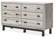 Vessalli Six Drawer Dresser Homeline Furniture