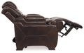 Warnerton PWR Recliner/ADJ Headrest Homeline Furniture