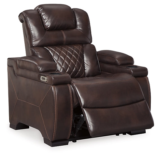Warnerton PWR Recliner/ADJ Headrest Homeline Furniture