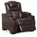 Warnerton PWR Recliner/ADJ Headrest Homeline Furniture